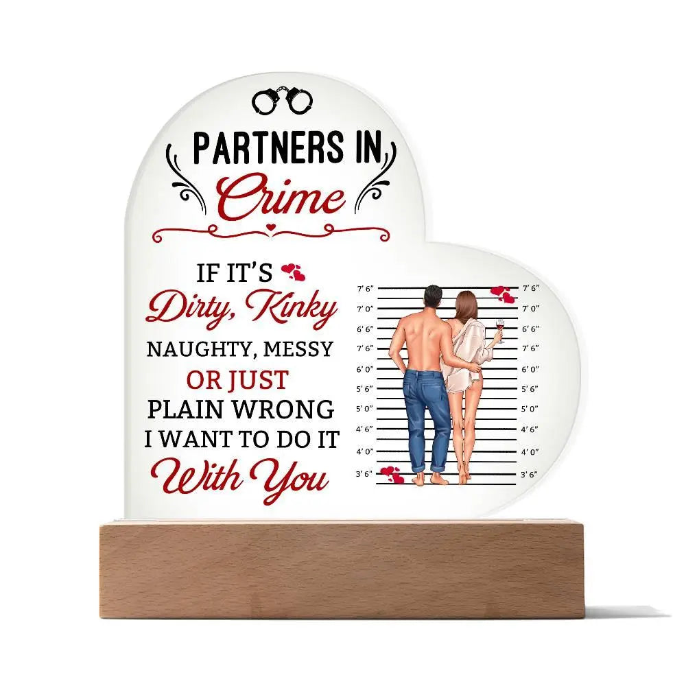 Partners In Crime Acrylic Plaque II - Briadanna