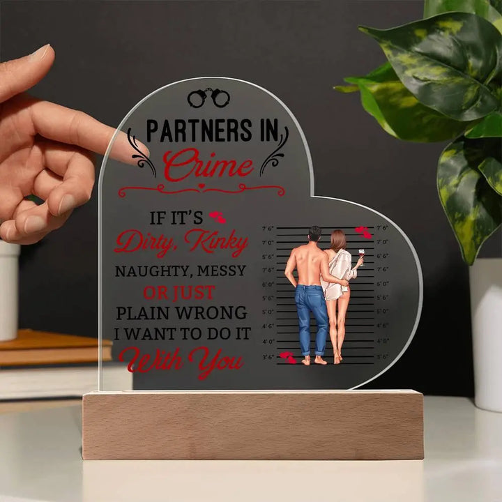 Partners In Crime Acrylic Plaque II - Briadanna