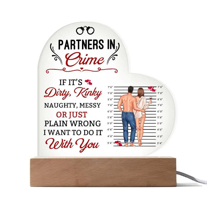 Partners In Crime Acrylic Plaque II - Briadanna