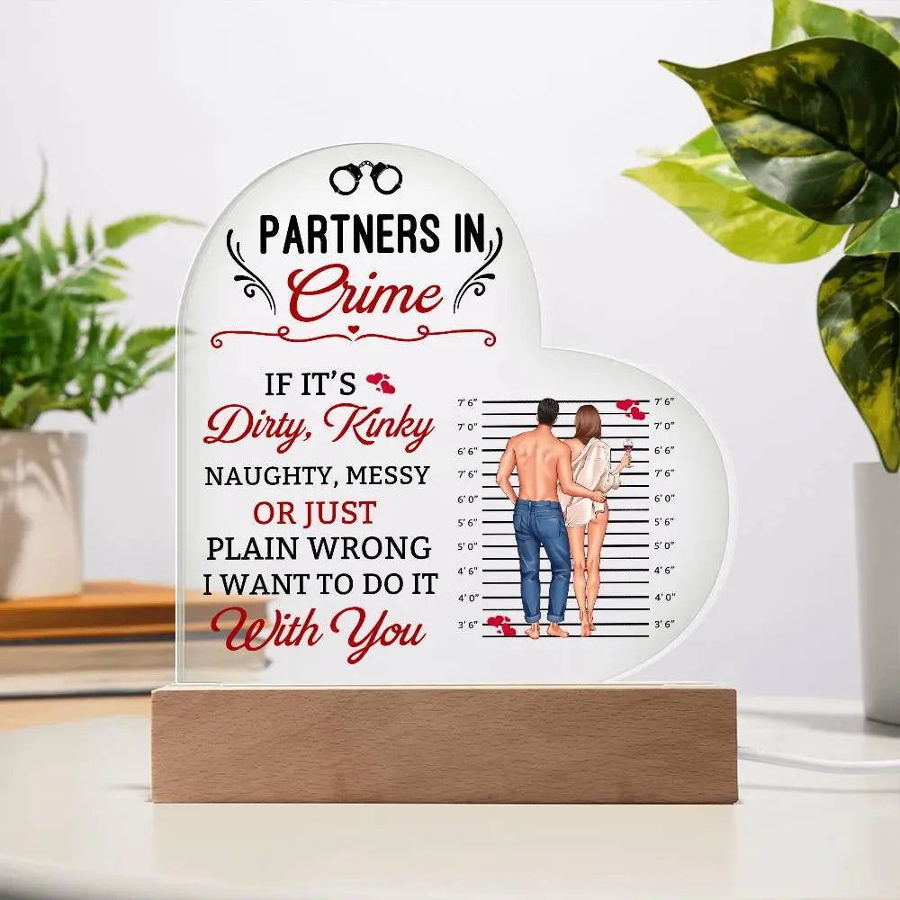 Partners In Crime Acrylic Plaque II - Briadanna