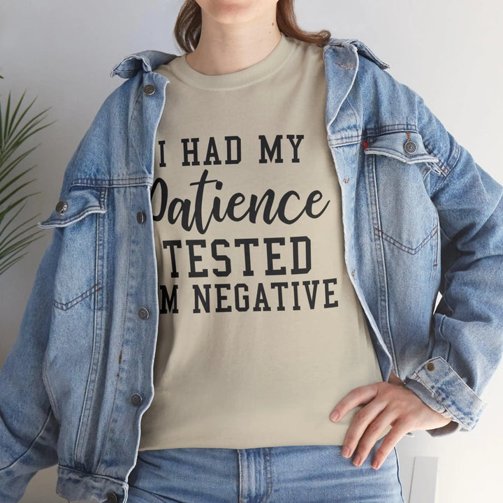 "Patience Tested" Cotton Tee - Briadanna