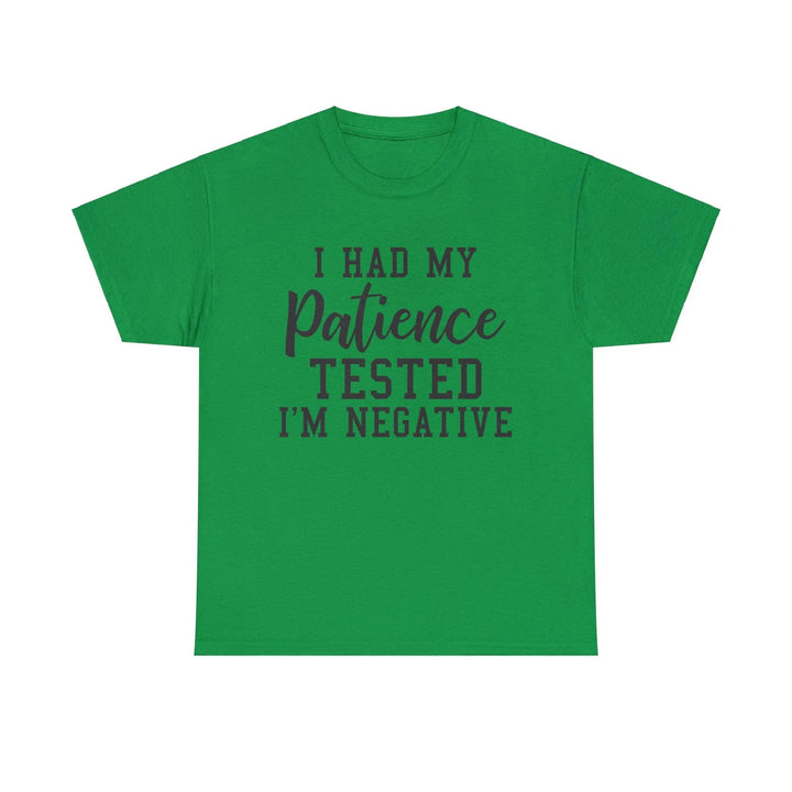 "Patience Tested" Cotton Tee - Briadanna