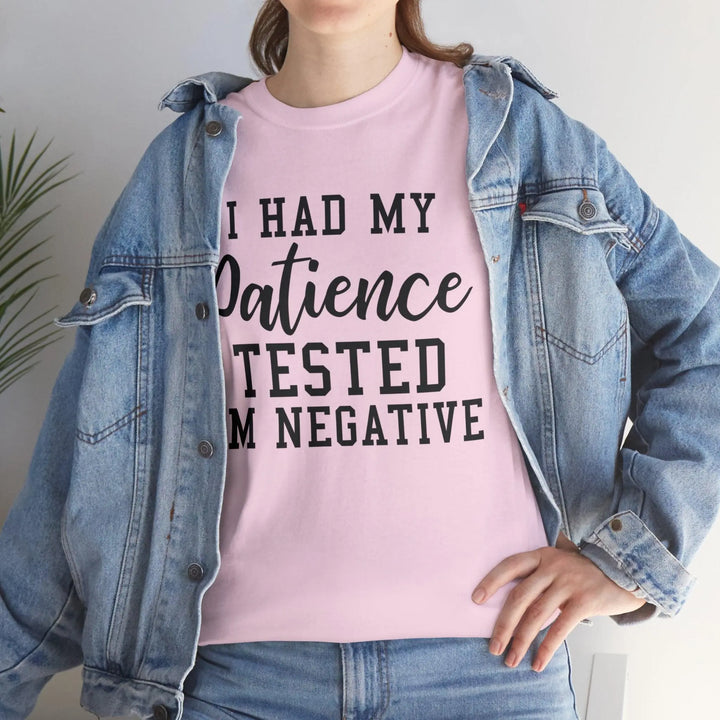 "Patience Tested" Cotton Tee - Briadanna