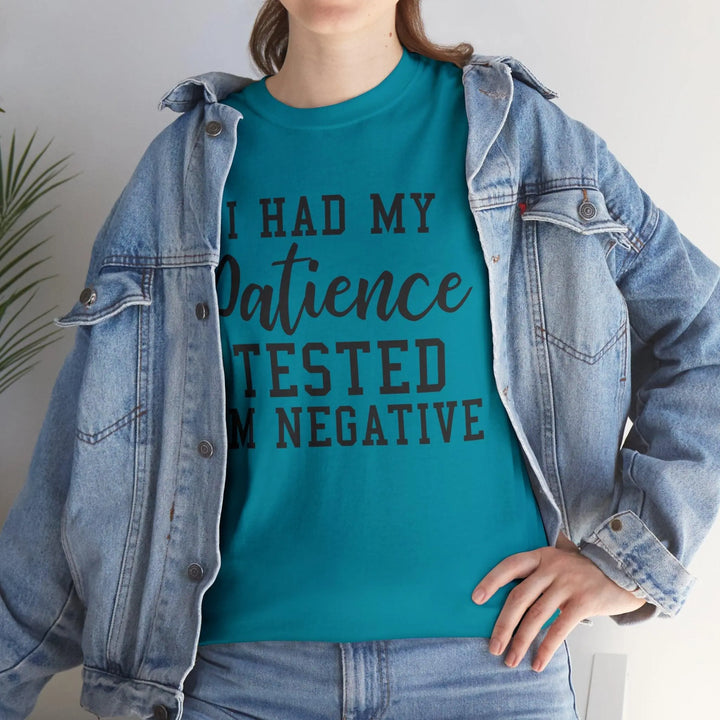 "Patience Tested" Cotton Tee - Briadanna