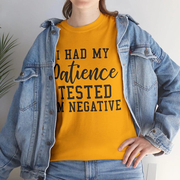 "Patience Tested" Cotton Tee - Briadanna