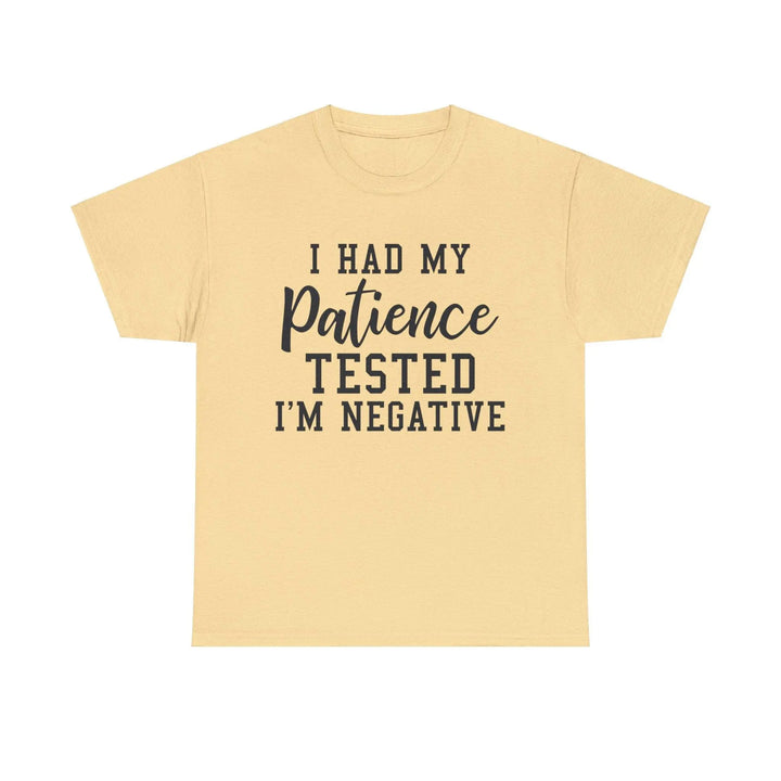 "Patience Tested" Cotton Tee - Briadanna