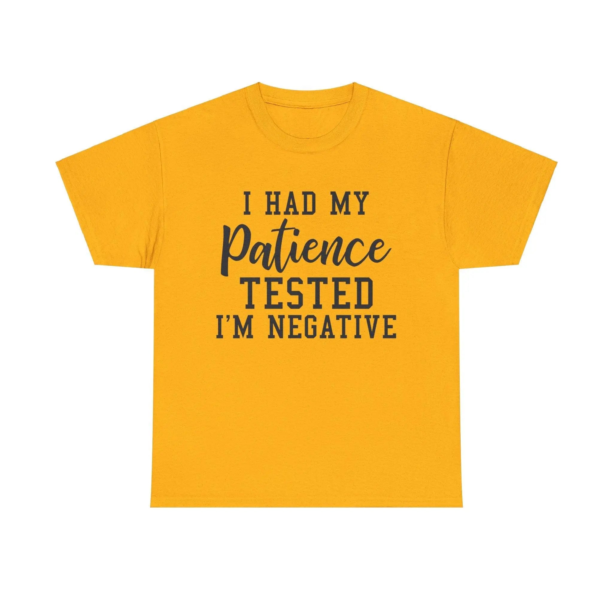 "Patience Tested" Cotton Tee - Briadanna