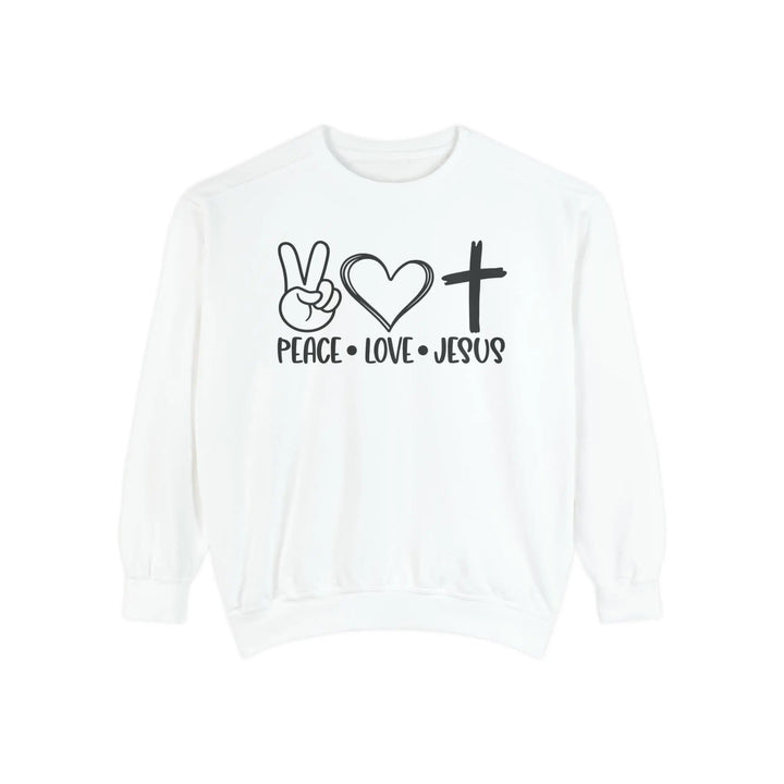 Peace, Love & Jesus Sweatshirt - Briadanna