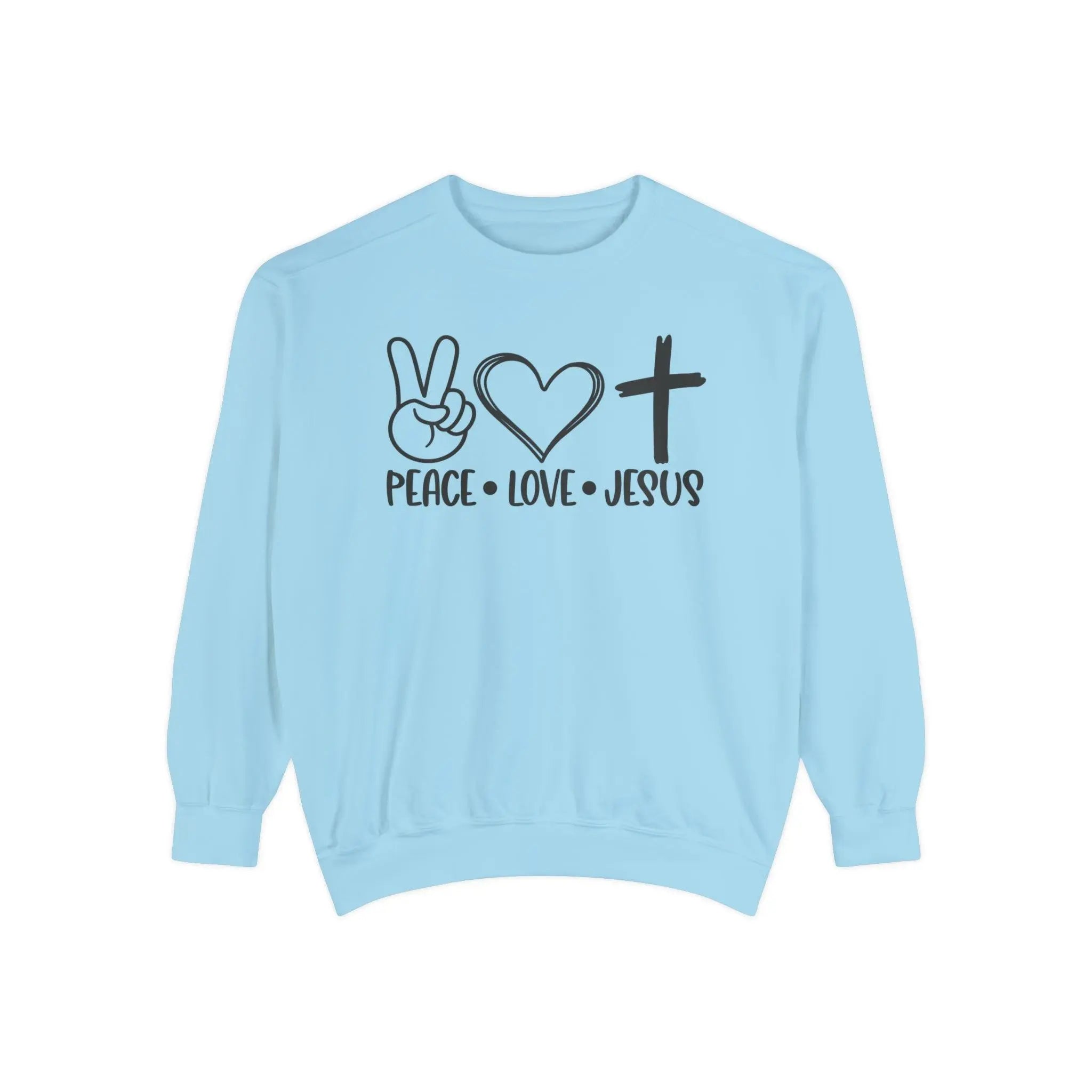 Peace, Love & Jesus Sweatshirt - Briadanna