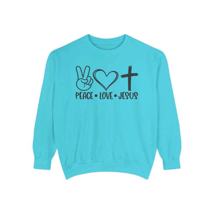 Peace, Love & Jesus Sweatshirt - Briadanna