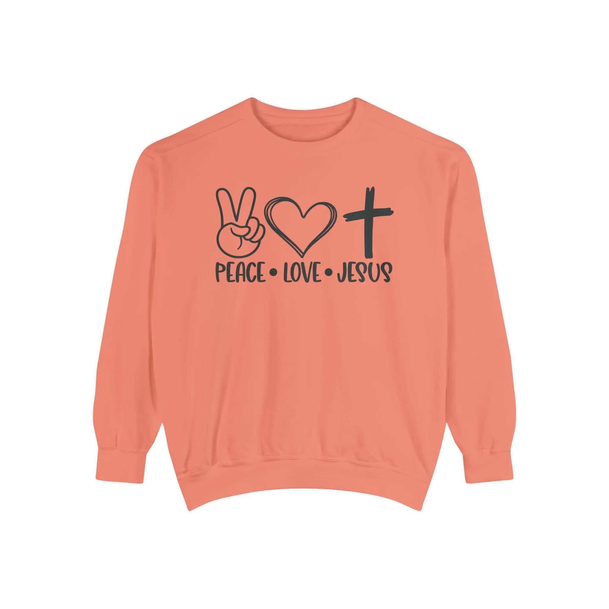 Peace, Love & Jesus Sweatshirt - Briadanna