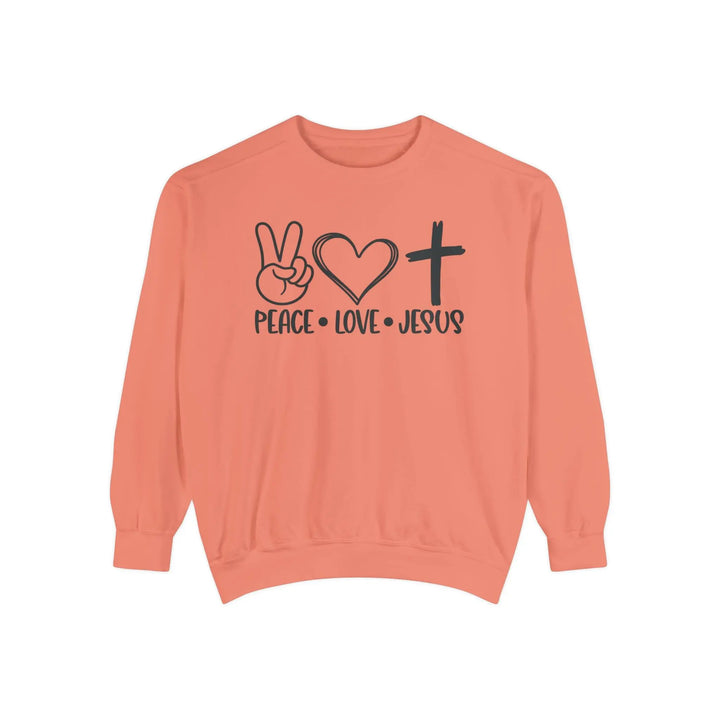 Peace, Love & Jesus Sweatshirt - Briadanna