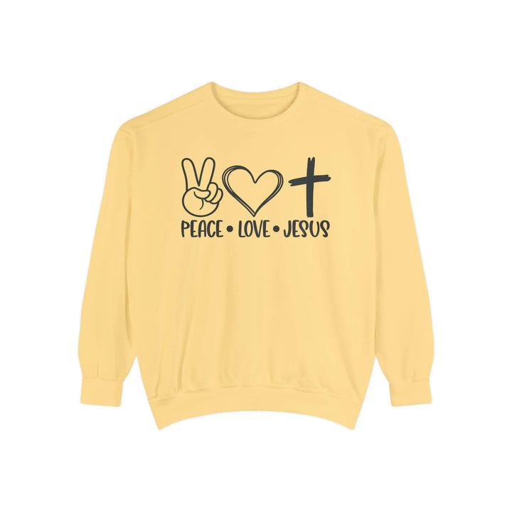 Peace, Love & Jesus Sweatshirt - Briadanna