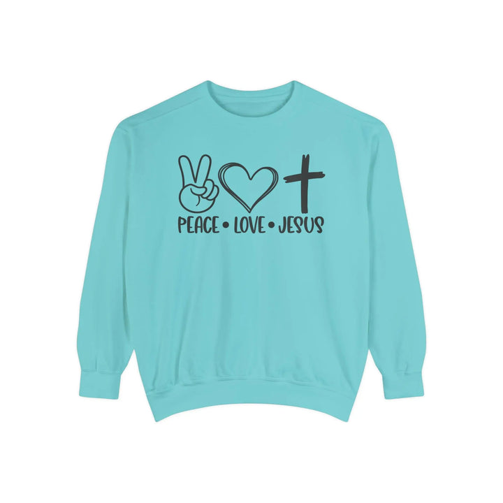 Peace, Love & Jesus Sweatshirt - Briadanna