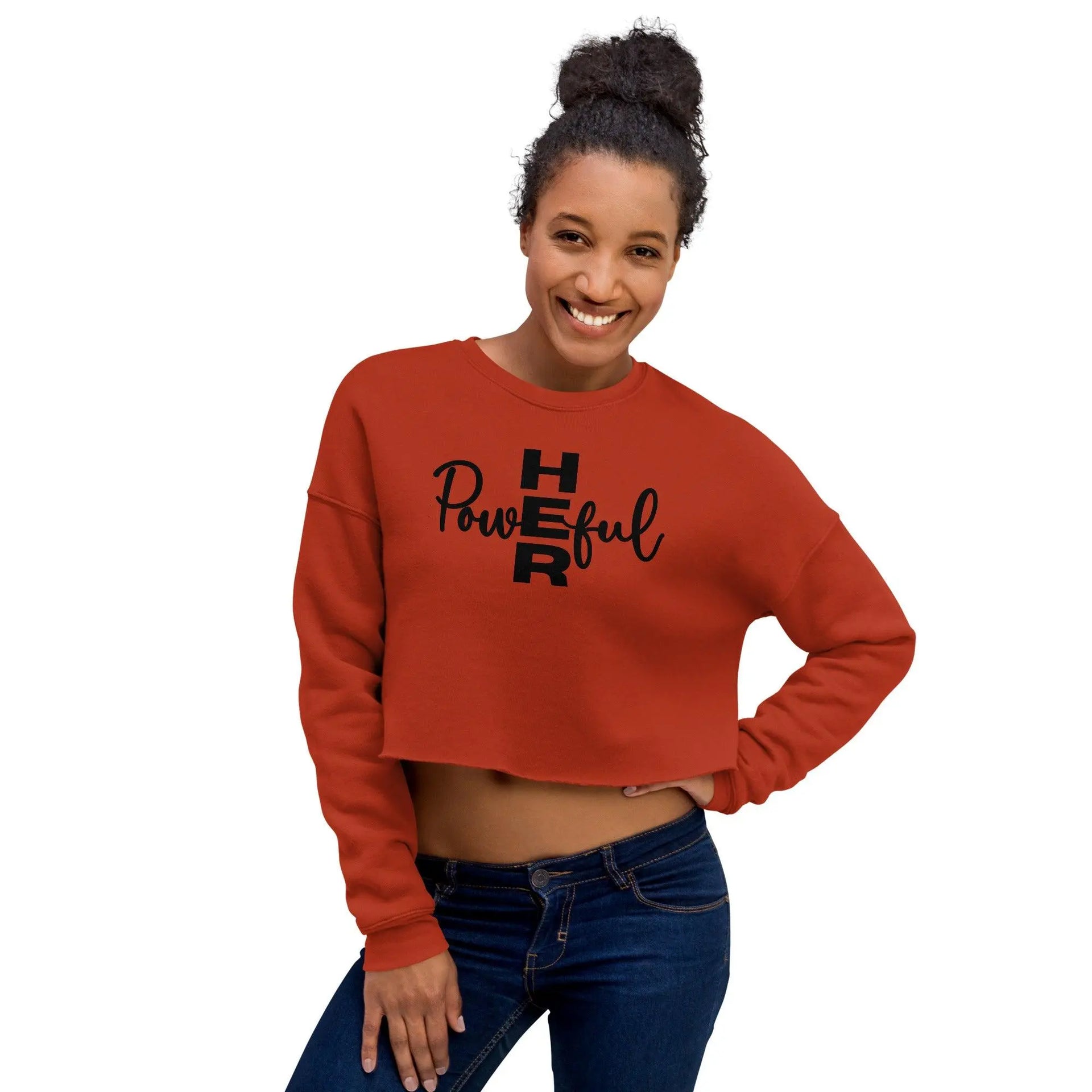 PowHERful Crop Sweatshirt - Briadanna