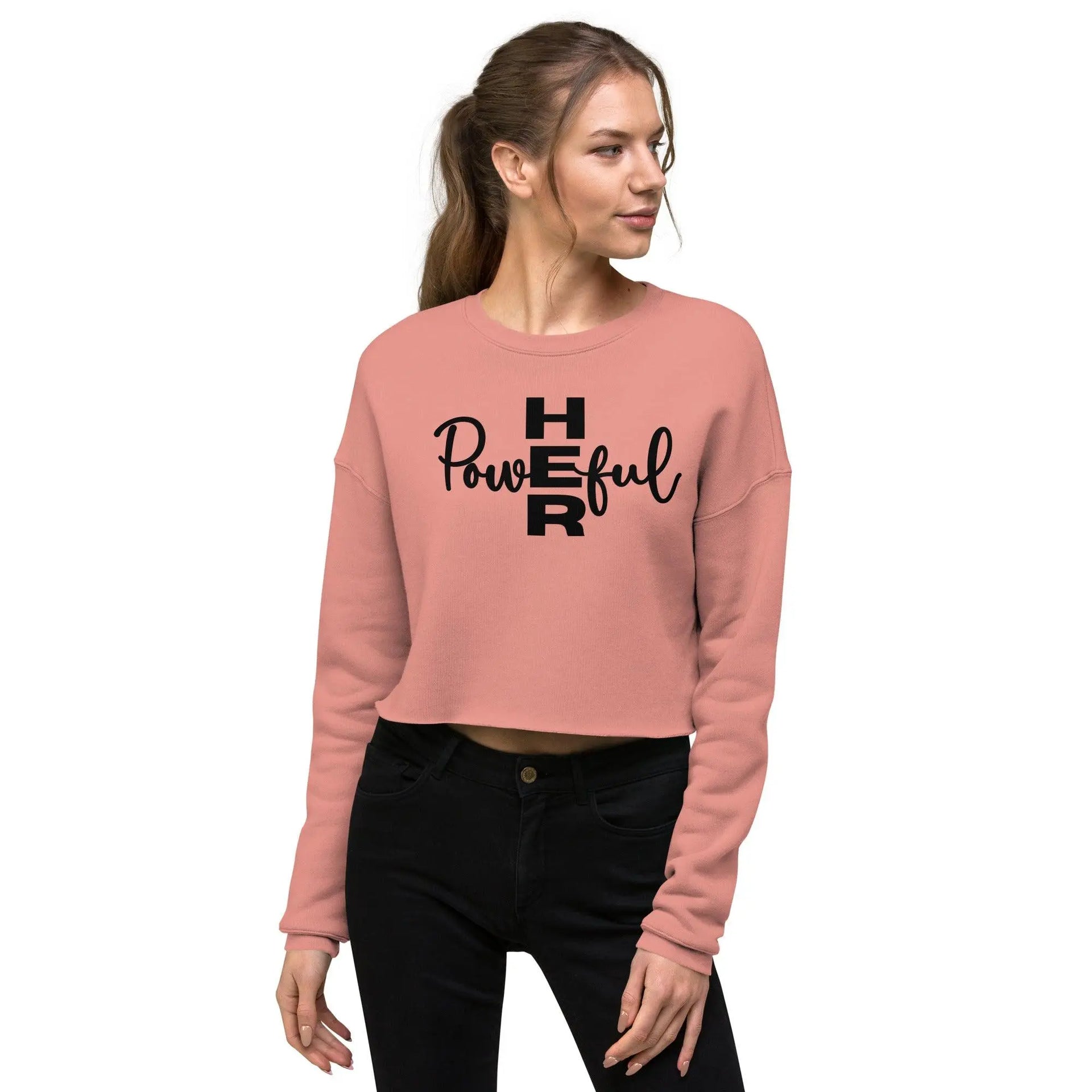 PowHERful Crop Sweatshirt - Briadanna