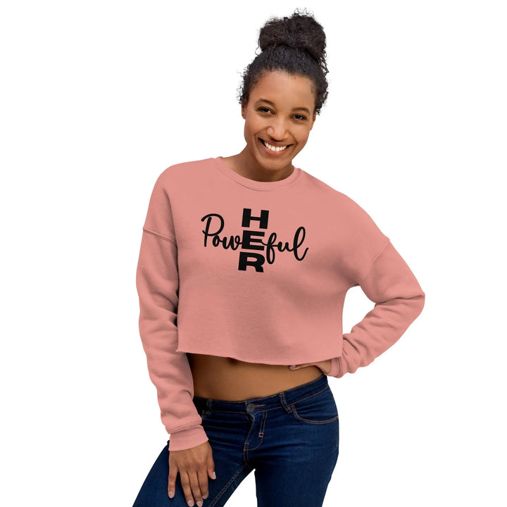 PowHERful Crop Sweatshirt - Briadanna