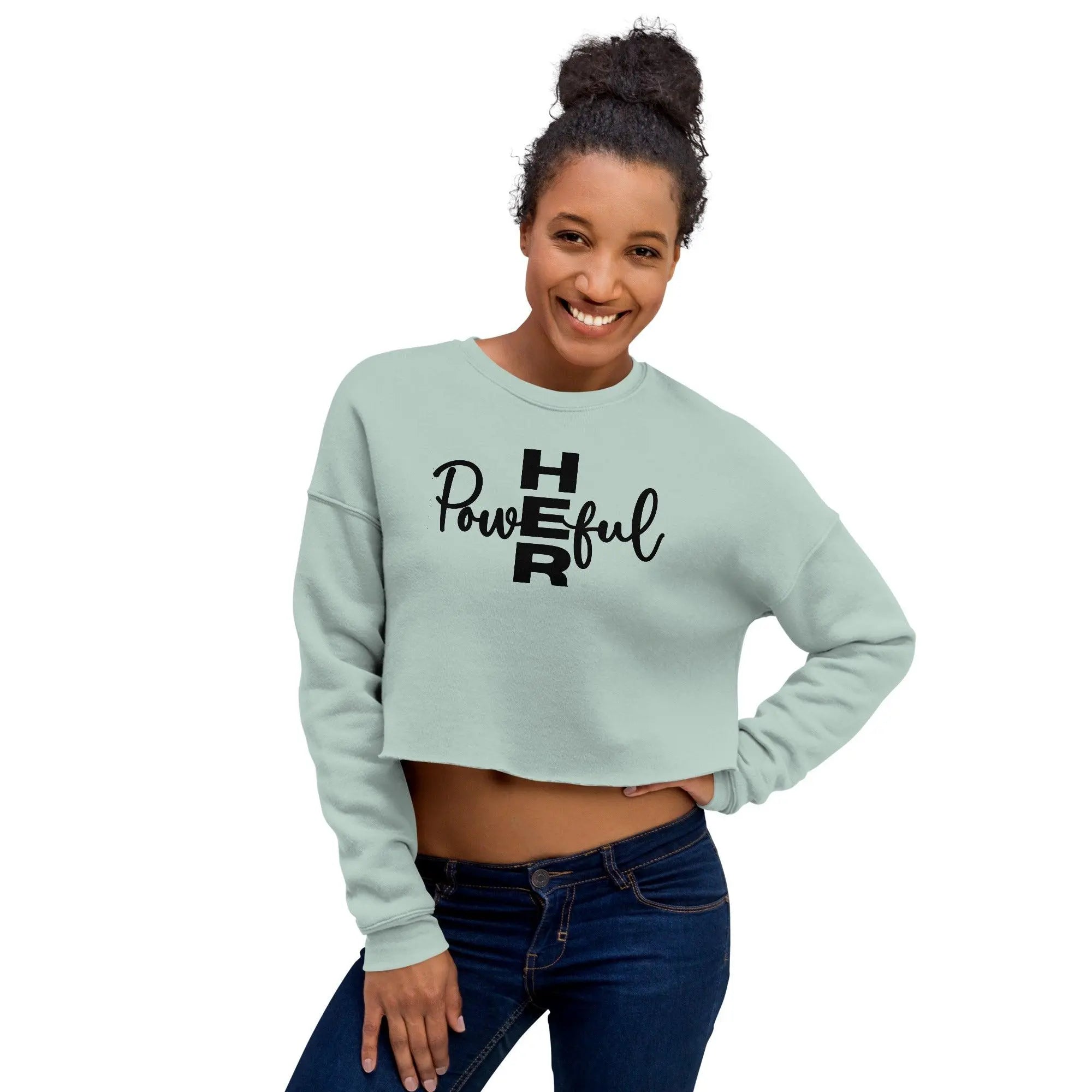 PowHERful Crop Sweatshirt - Briadanna