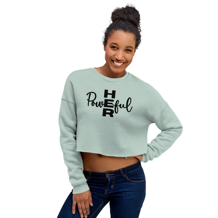 PowHERful Crop Sweatshirt - Briadanna