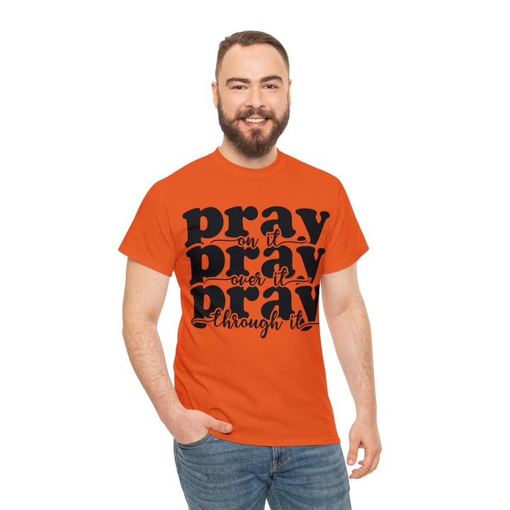 "Pray on It" Cotton Tee - Briadanna