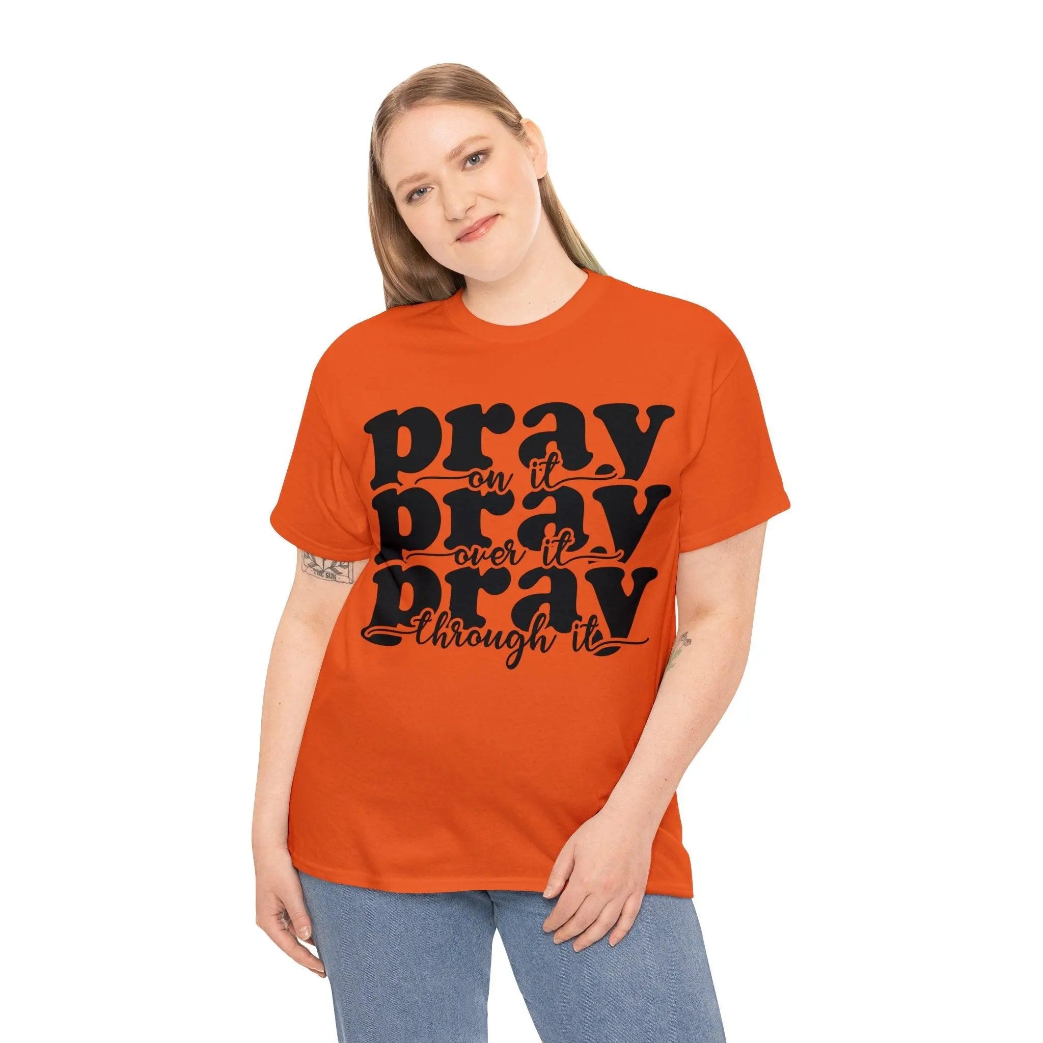 "Pray on It" Cotton Tee - Briadanna