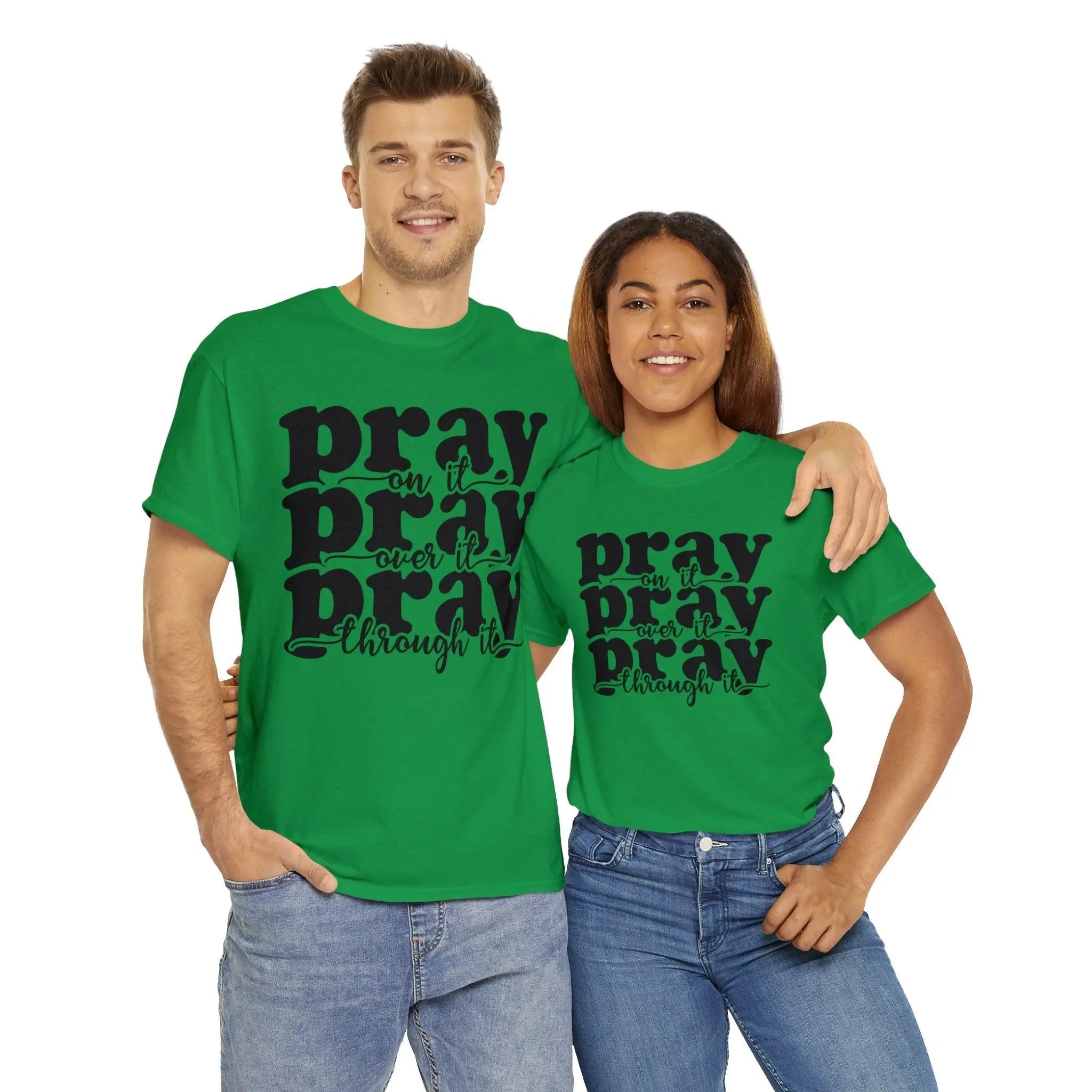 "Pray on It" Cotton Tee - Briadanna