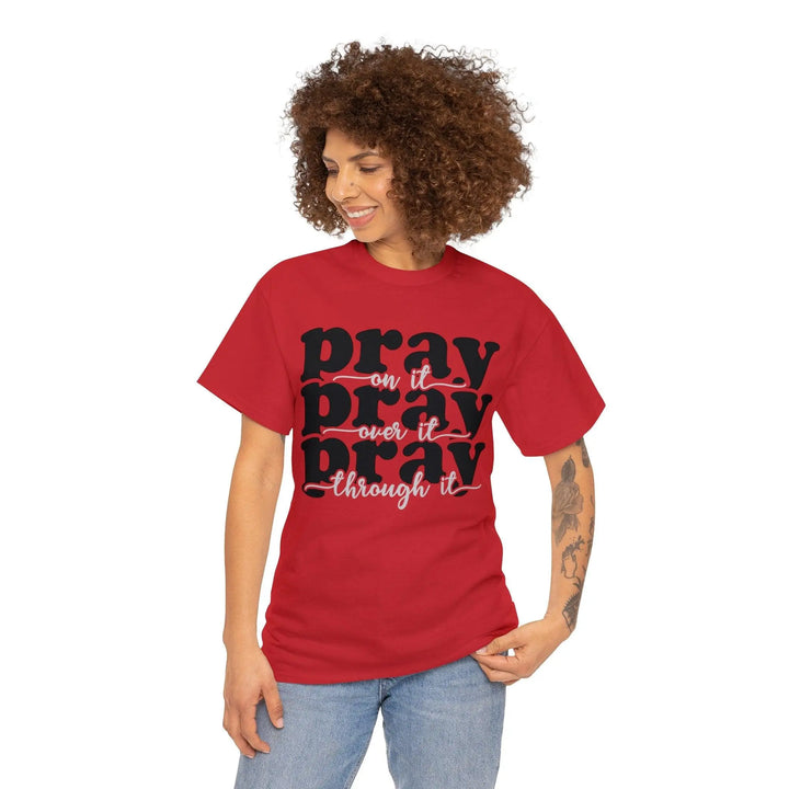 "Pray on It" Cotton Tee - Briadanna