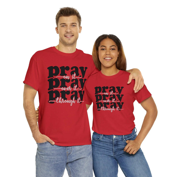 "Pray on It" Cotton Tee - Briadanna