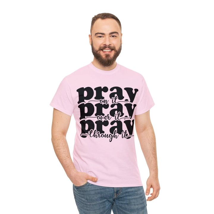 "Pray on It" Cotton Tee - Briadanna