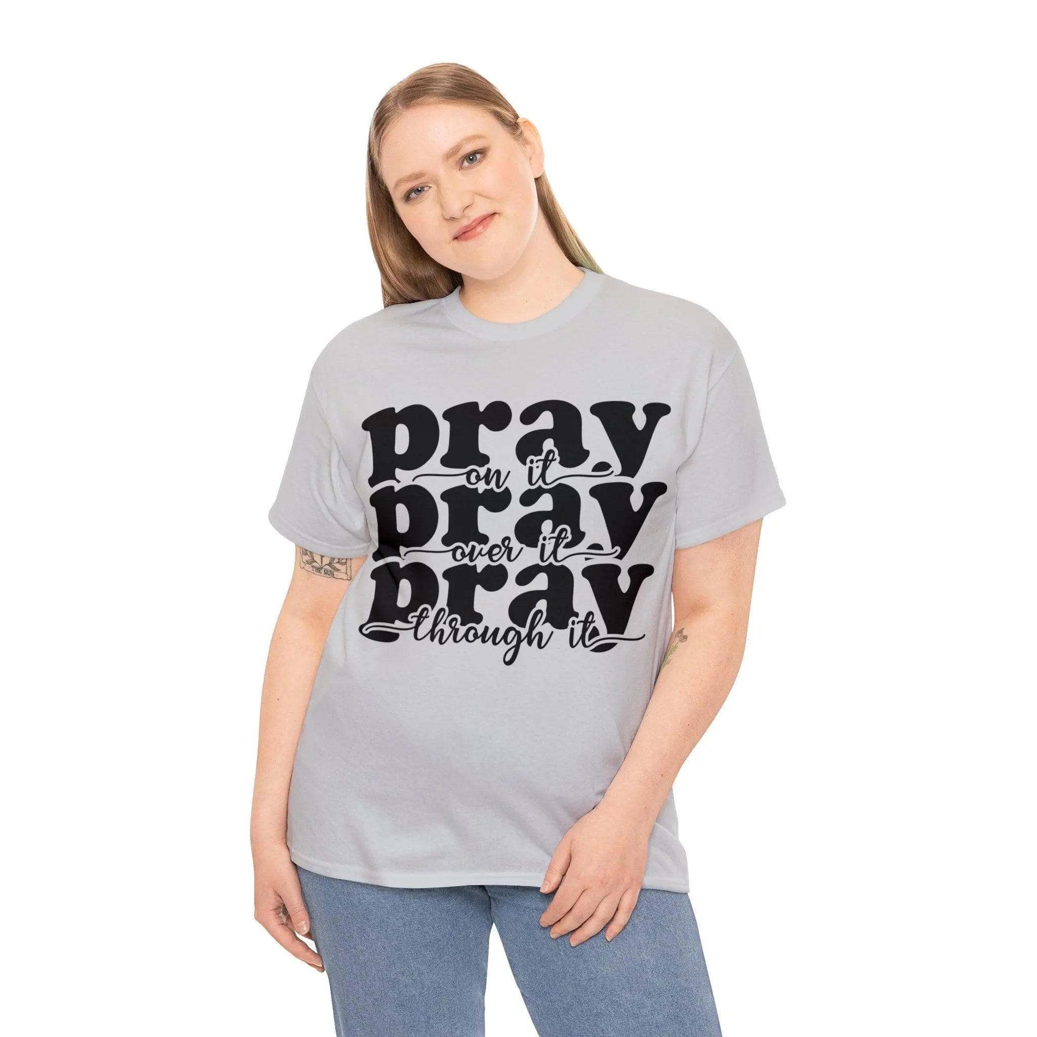 "Pray on It" Cotton Tee - Briadanna