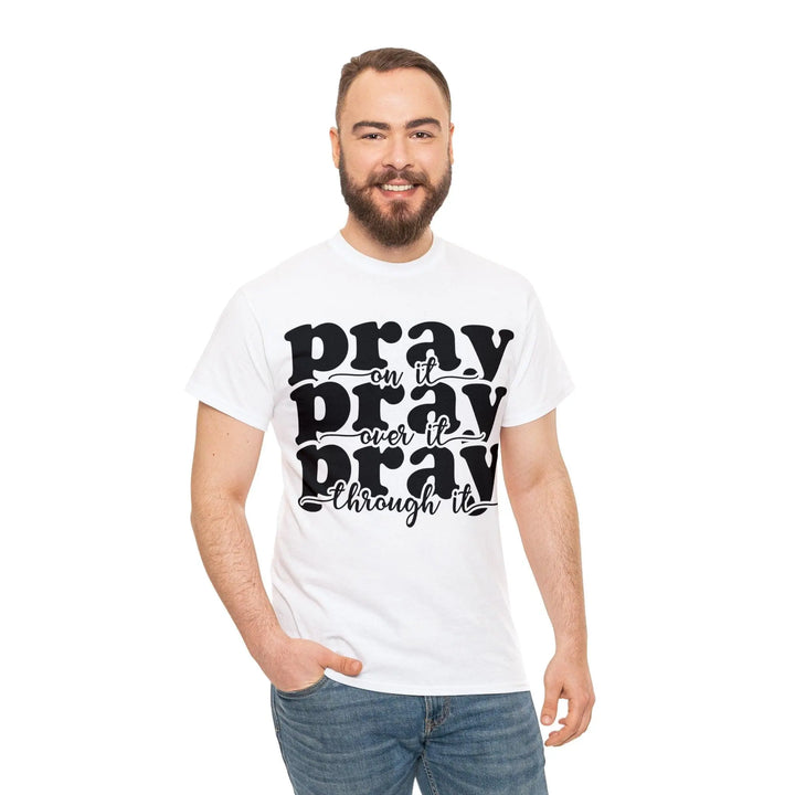 "Pray on It" Cotton Tee - Briadanna