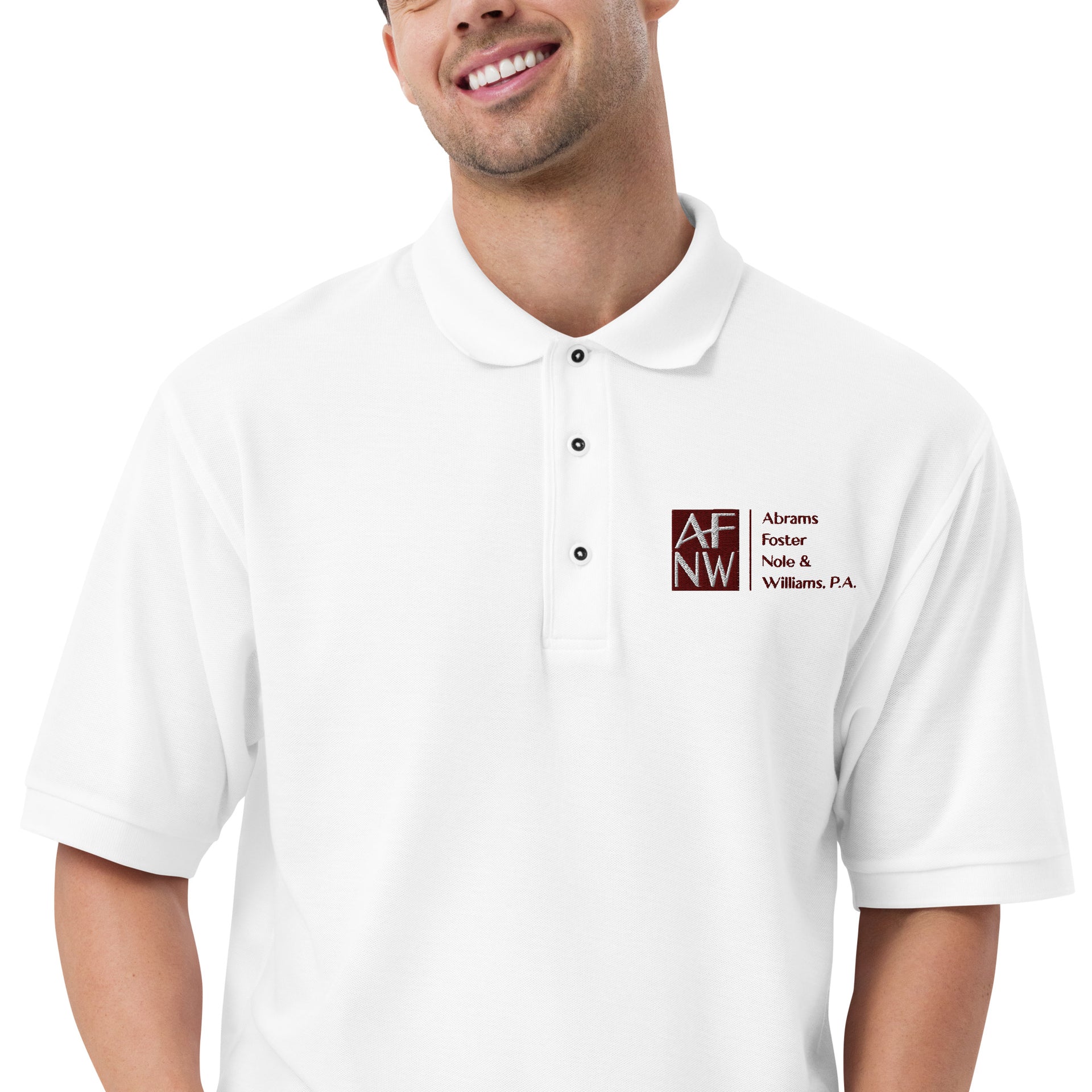 Embroidered AFNW Men's Premium Polo