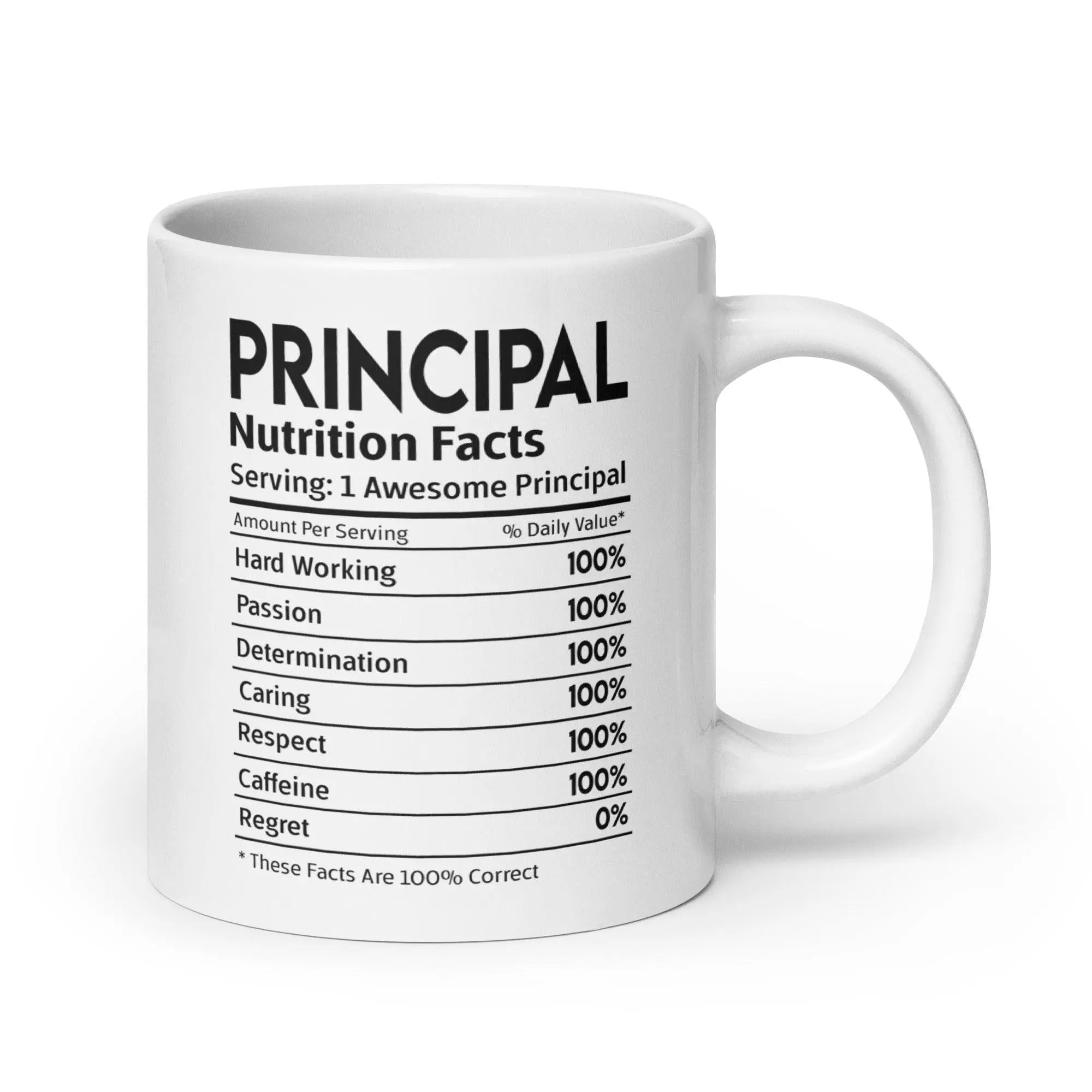 Principal's White Glossy Mug - Briadanna