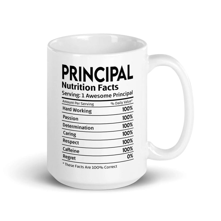 Principal's White Glossy Mug - Briadanna