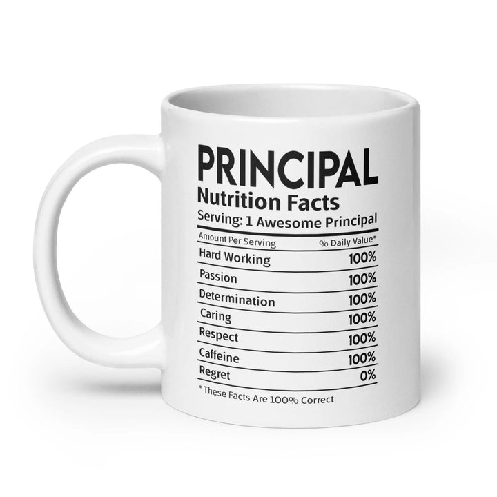 Principal's White Glossy Mug - Briadanna