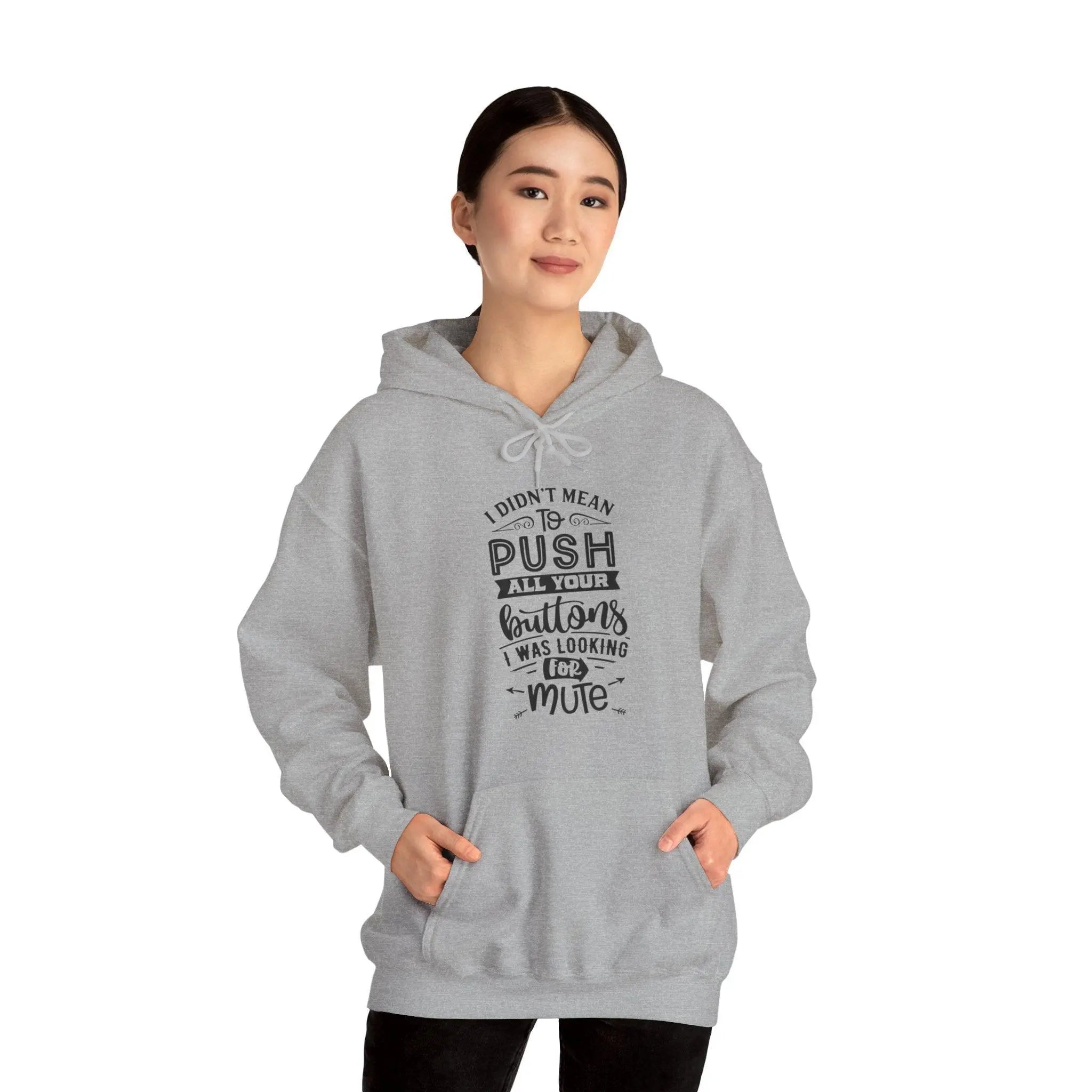 "Push You Buttons" Hooded Sweatshirt - Briadanna