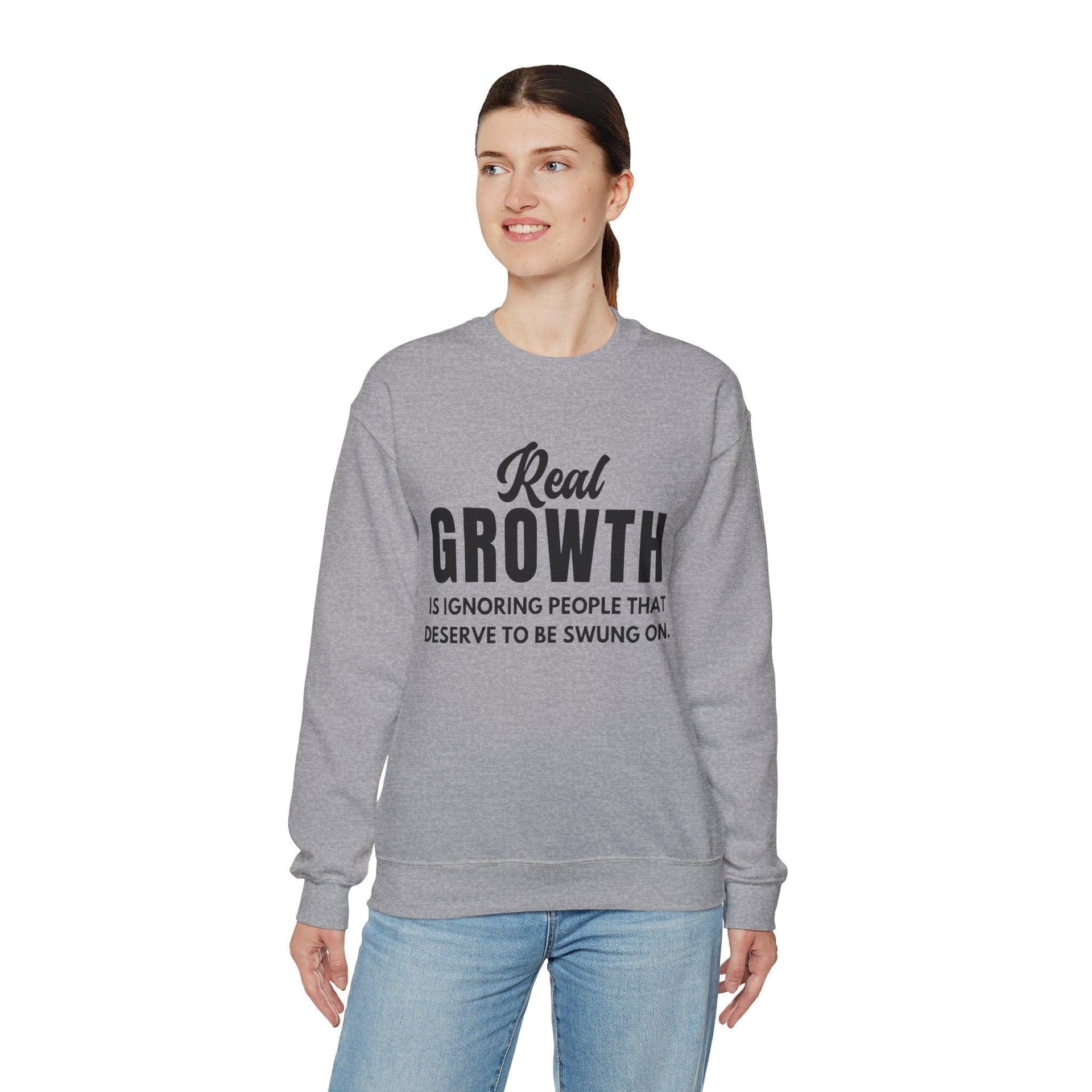 "Real Growth" Crewneck Sweatshirt - Briadanna