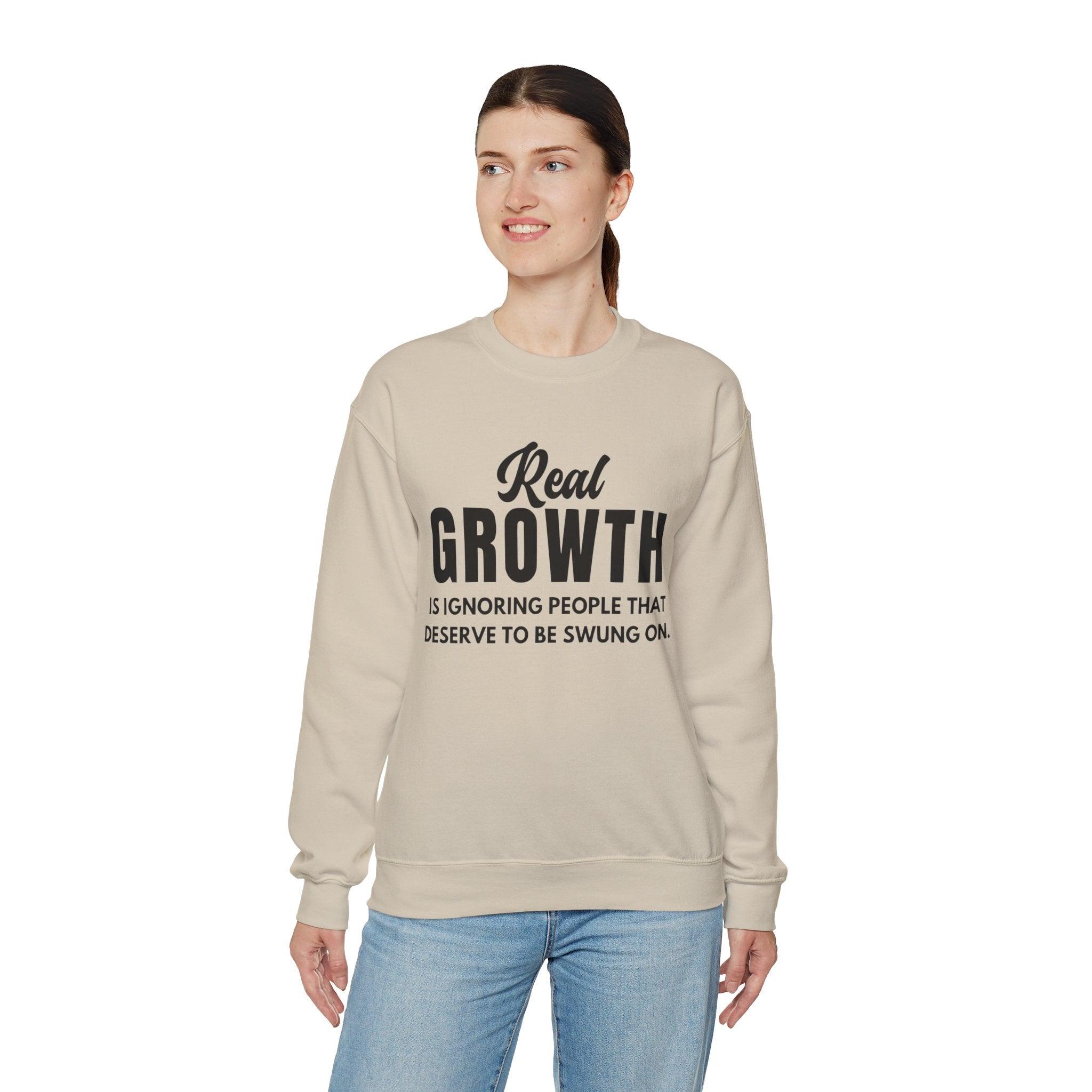 "Real Growth" Crewneck Sweatshirt - Briadanna