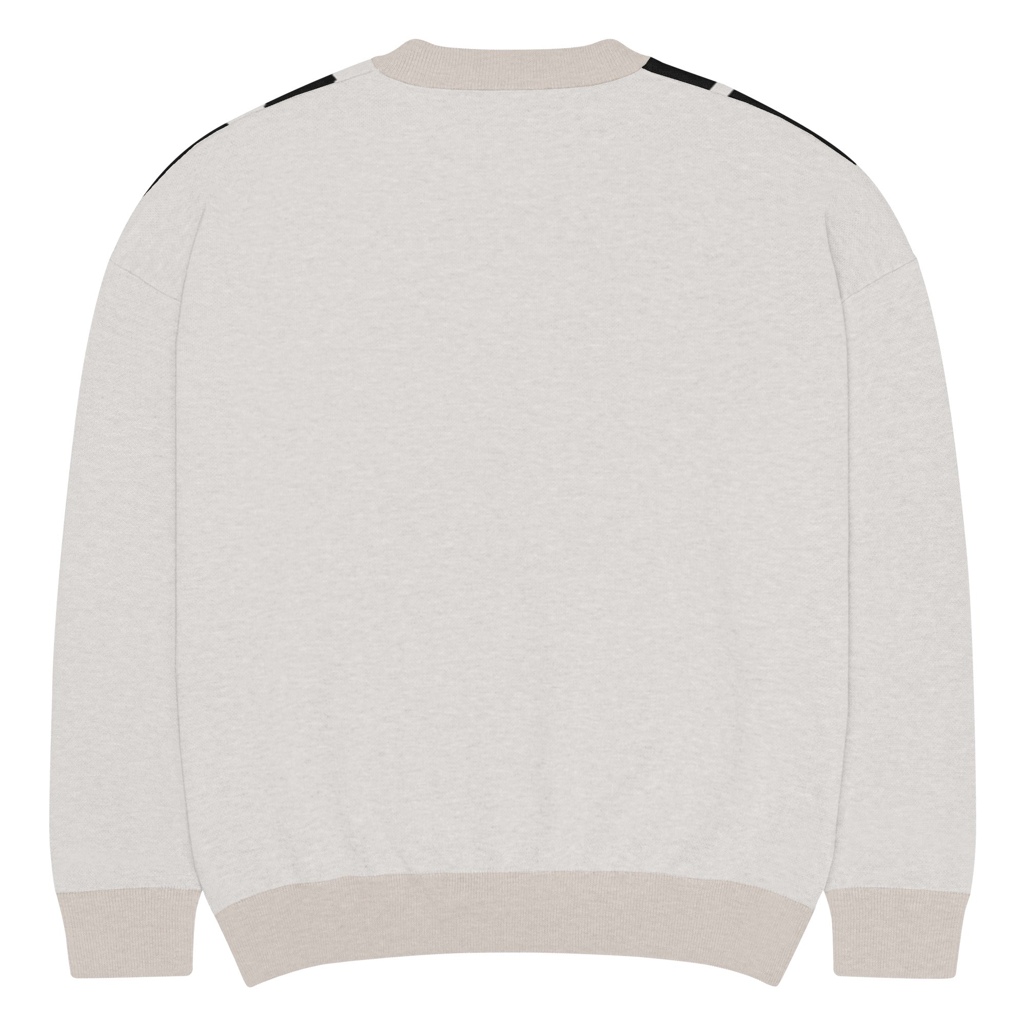 Relaxed fit knitted crew neck sweater - Briadanna