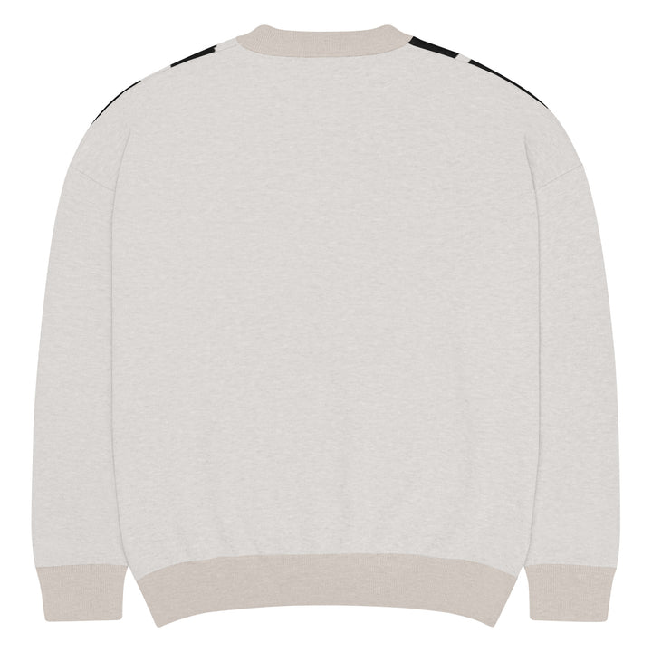 Relaxed fit knitted crew neck sweater - Briadanna