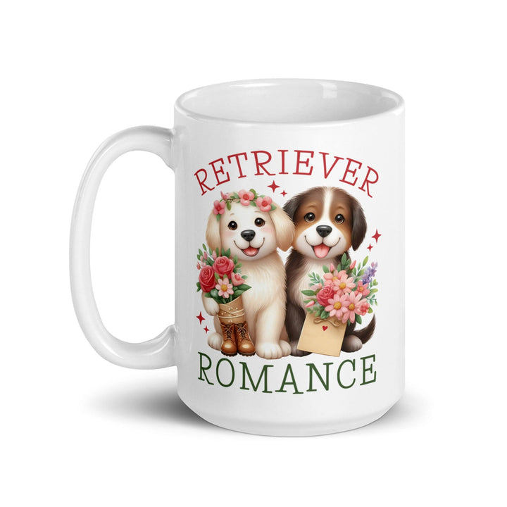 Retriever Romance Glossy Mug - Briadanna