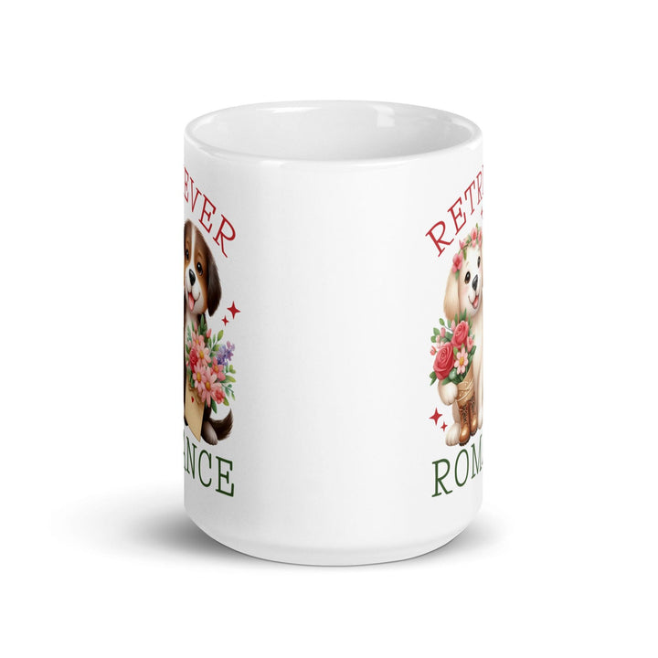 Retriever Romance Glossy Mug - Briadanna