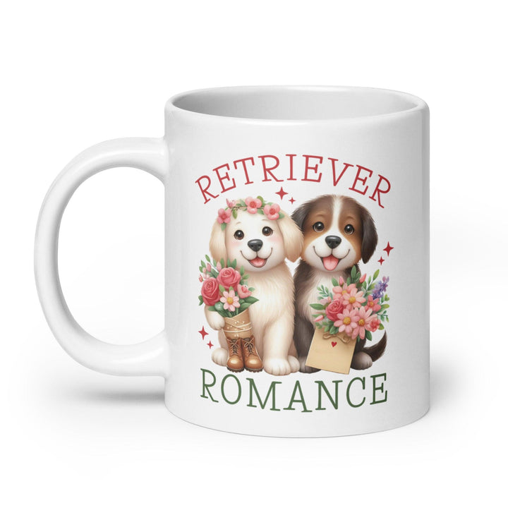 Retriever Romance Glossy Mug - Briadanna