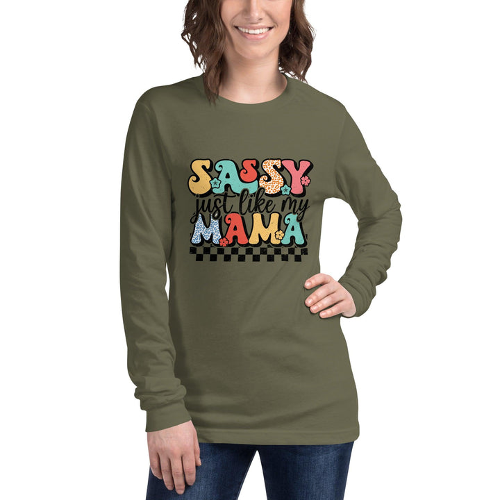 Sassy Like Mama Long Sleeve Tee - Briadanna