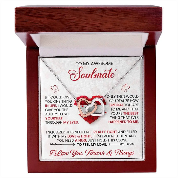 Soulmate's Interlocking Hearts Necklace - Briadanna