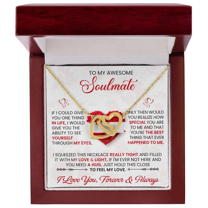 Soulmate's Interlocking Hearts Necklace - Briadanna