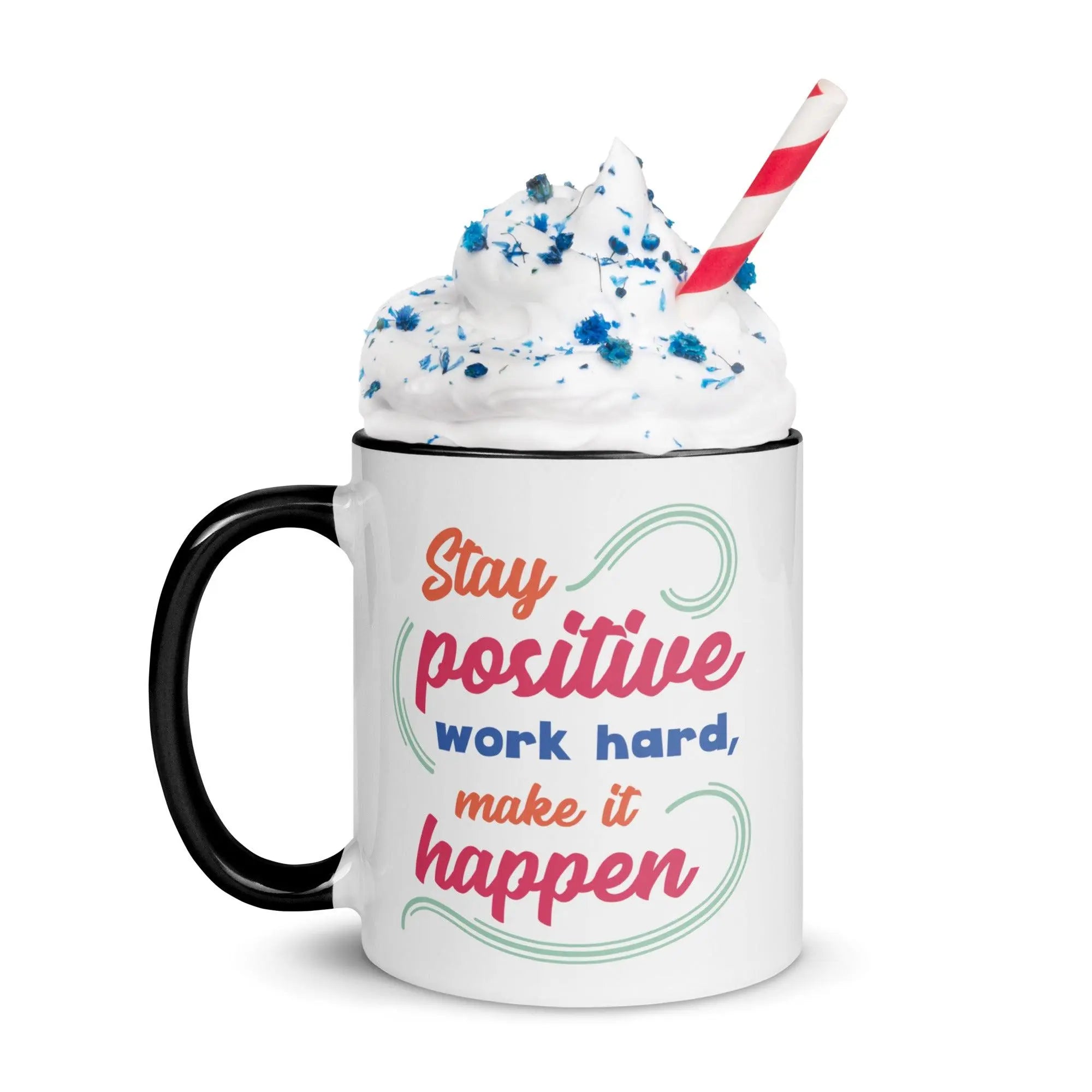 Stay Positive Colorful Mug - Briadanna