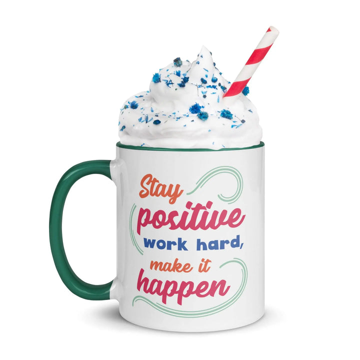 Stay Positive Colorful Mug - Briadanna