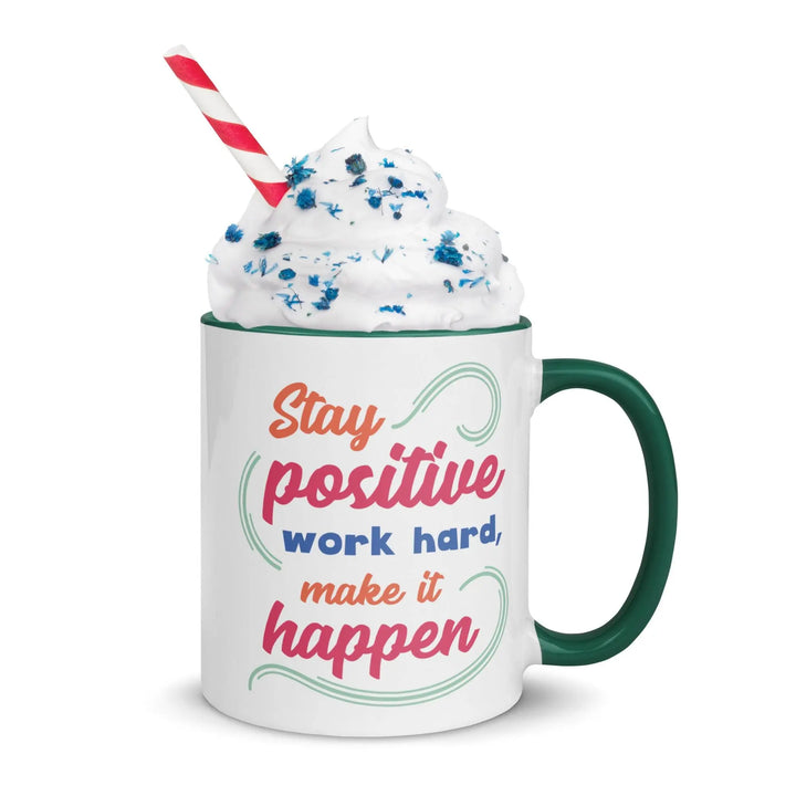 Stay Positive Colorful Mug - Briadanna