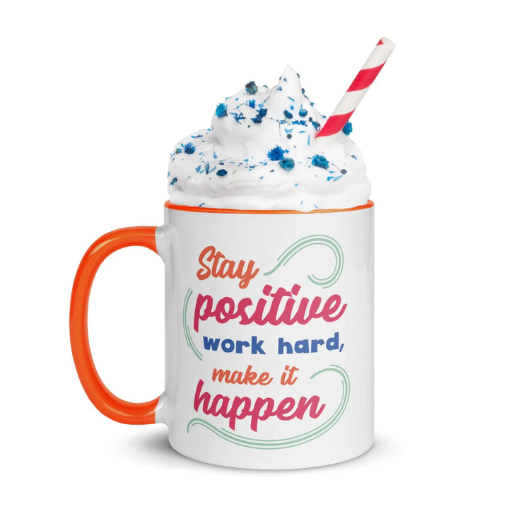 Stay Positive Colorful Mug - Briadanna